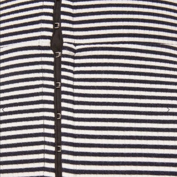 Reformation Nellie Hook Eye Striped Mini Dress - Picture 4 of 4